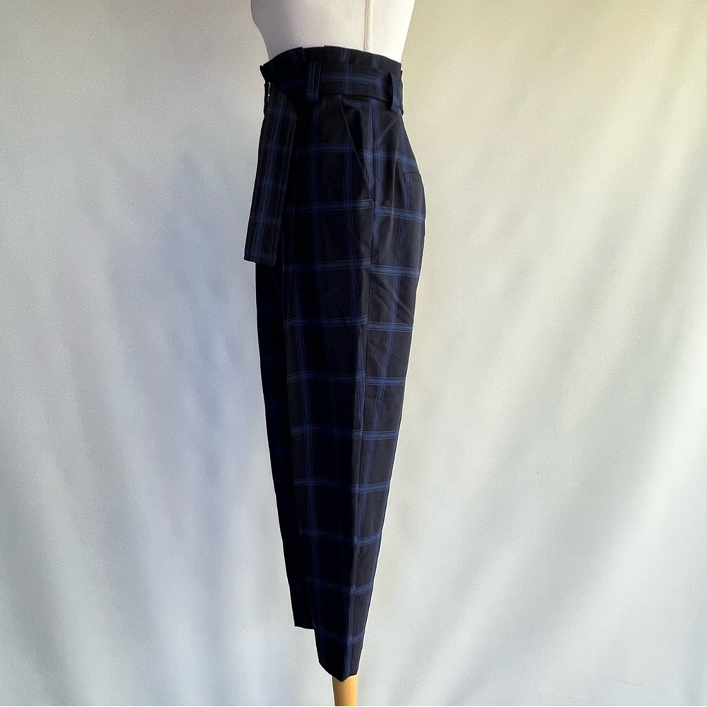 A.L.C. Windowpane Paperbag Pants - sample size - Picture 5 of 7